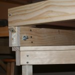 Sectional module connected to lower benchwork